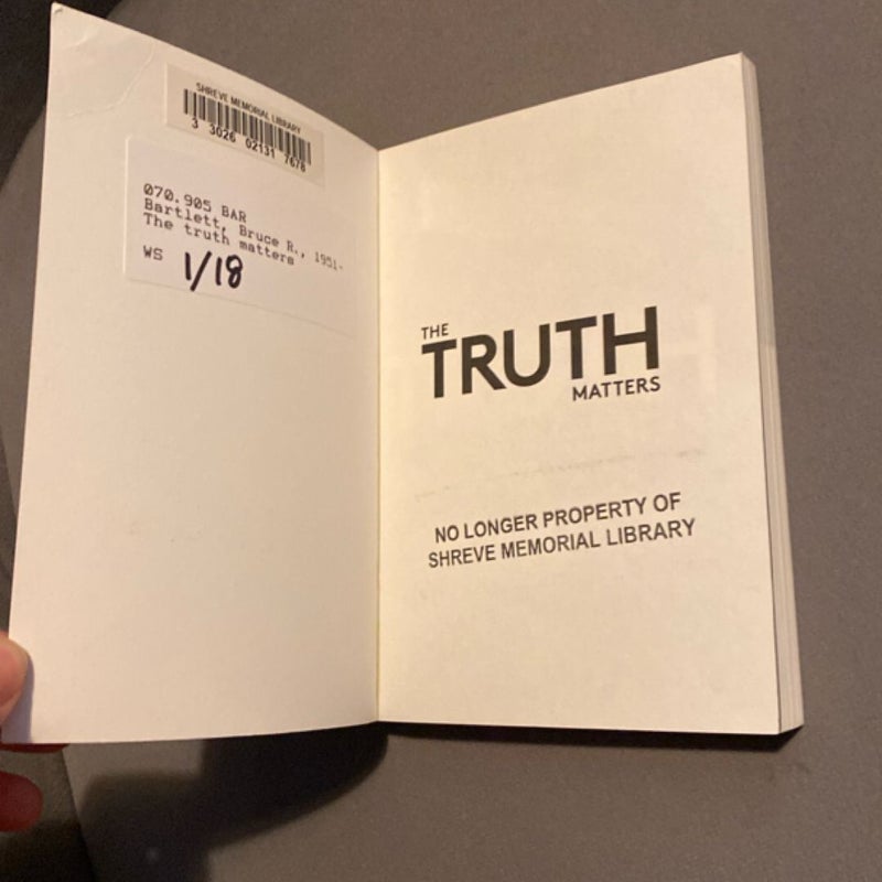 The Truth Matters