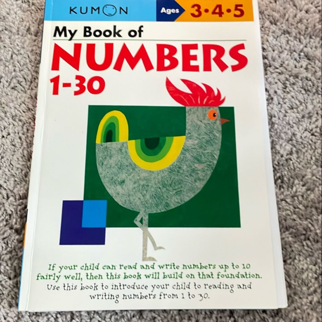 My Book of Numbers 1-30