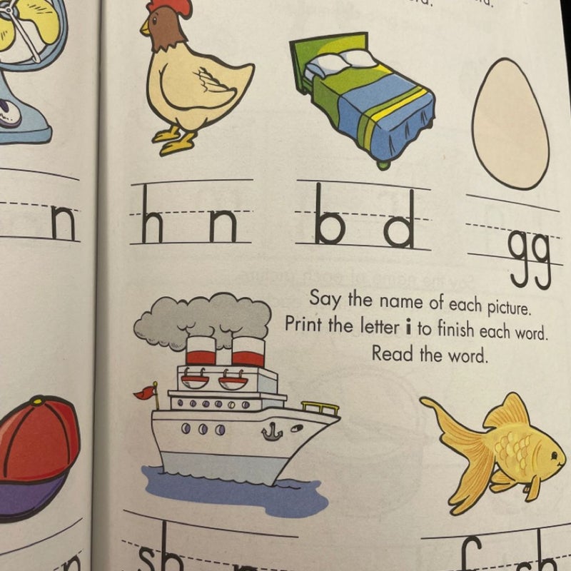 Grades pre k -k Reading Readiness Language Work Book