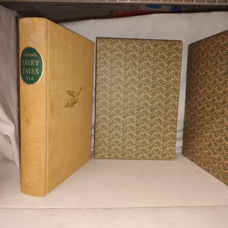 Grimm's Fairy Tales Volume 1 & 2 1962 The Heritage Press