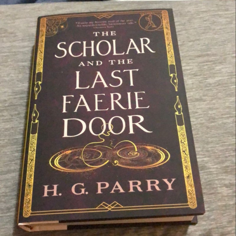 The Scholar and the Last Faerie Door Hardcover NEW 