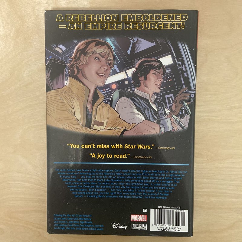 Star Wars Vol. 2 Hardcover Compilation of the 2015 Marvel Comics Series 