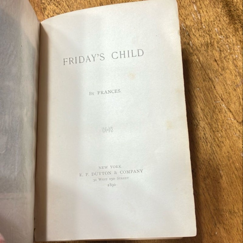 Friday’s Child (1890)