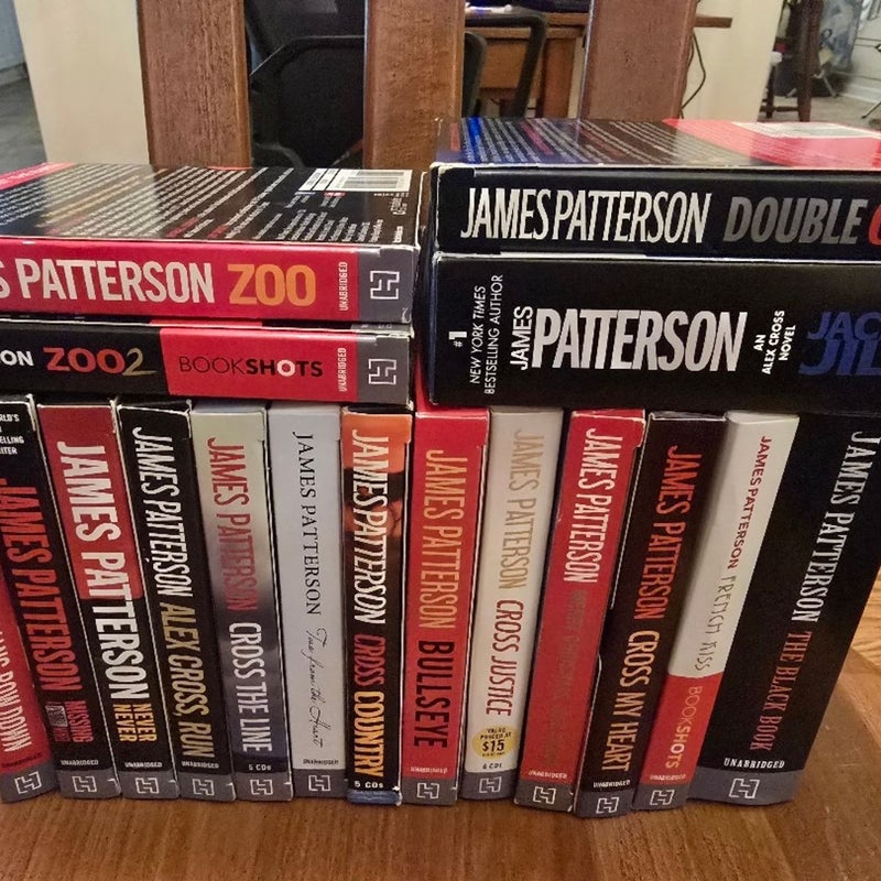 James Patterson Audiobook CD Lot of 18