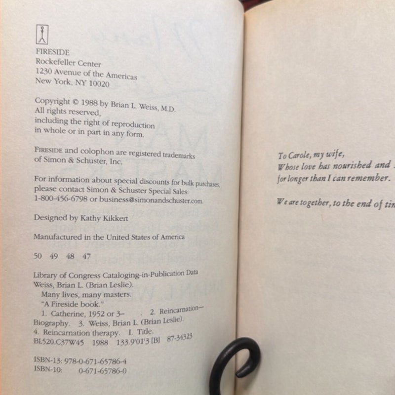 Many Lives, Many Masters