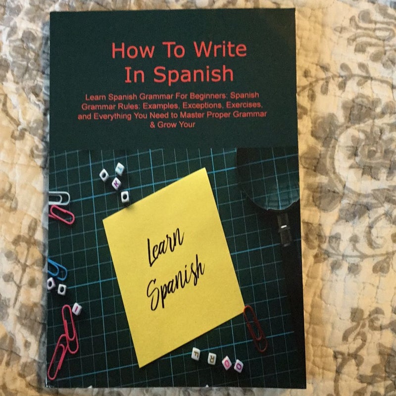 How to write in Spanish