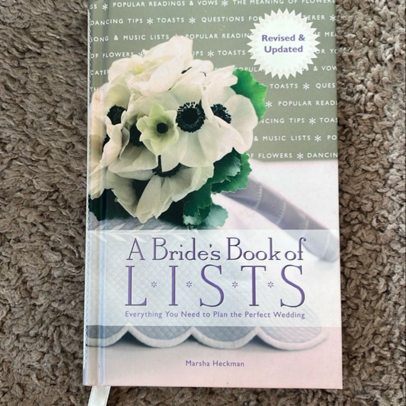 A Bride's Book of Lists