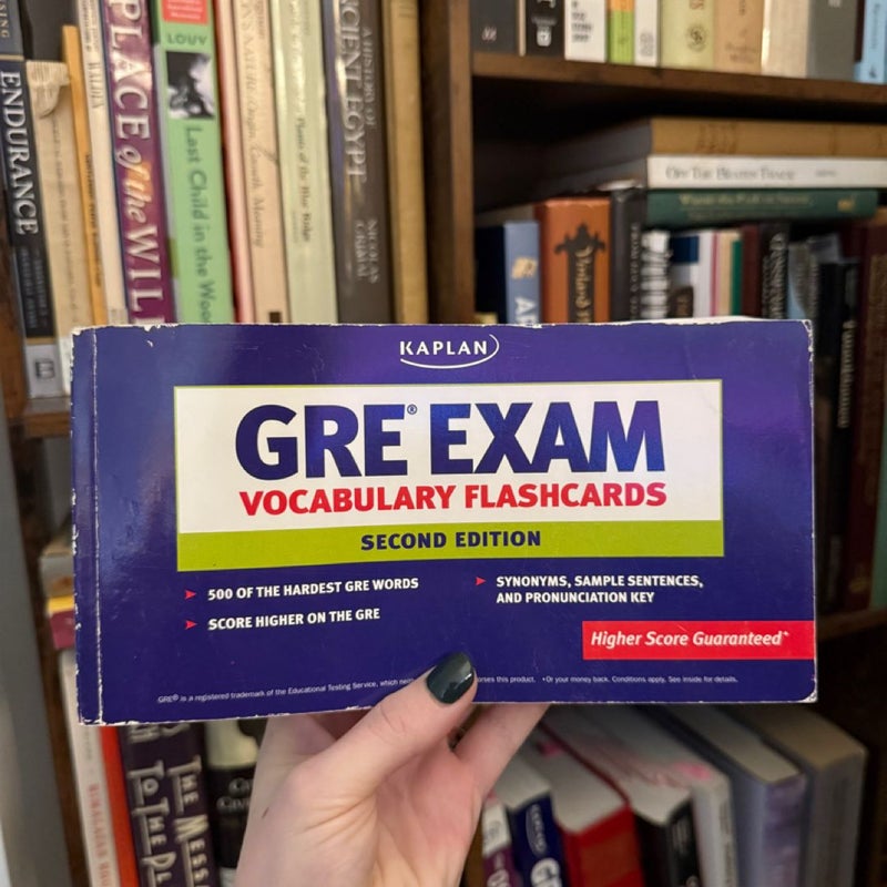 GRE Exam Vocabulary Flashcards