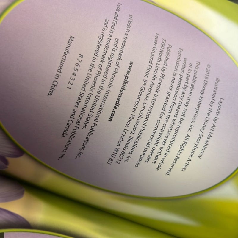 Disney Look And Find: Tinkerbell And The Great Fairy Rescue Book