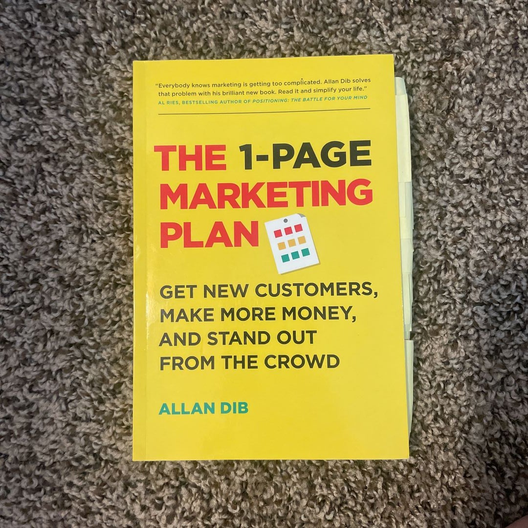 The 1-Page Marketing Plan by Allan. Dib, Paperback | Pango Books