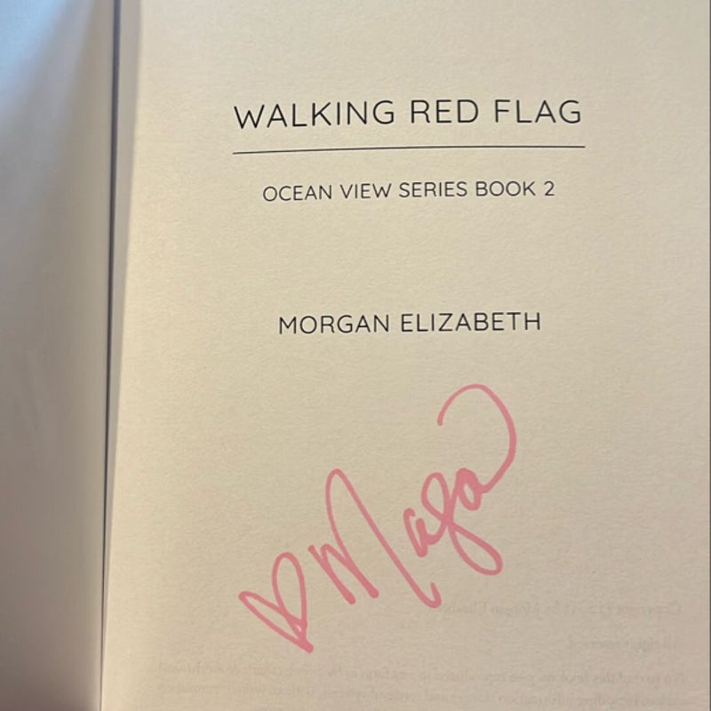 Walking Red Flag (author signed)