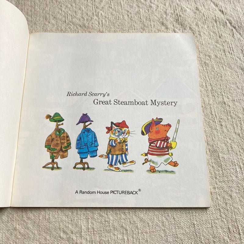 Richard Scarry's Great Steamboat Mystery