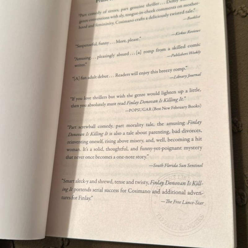 Finlay Donovan Is Killing It