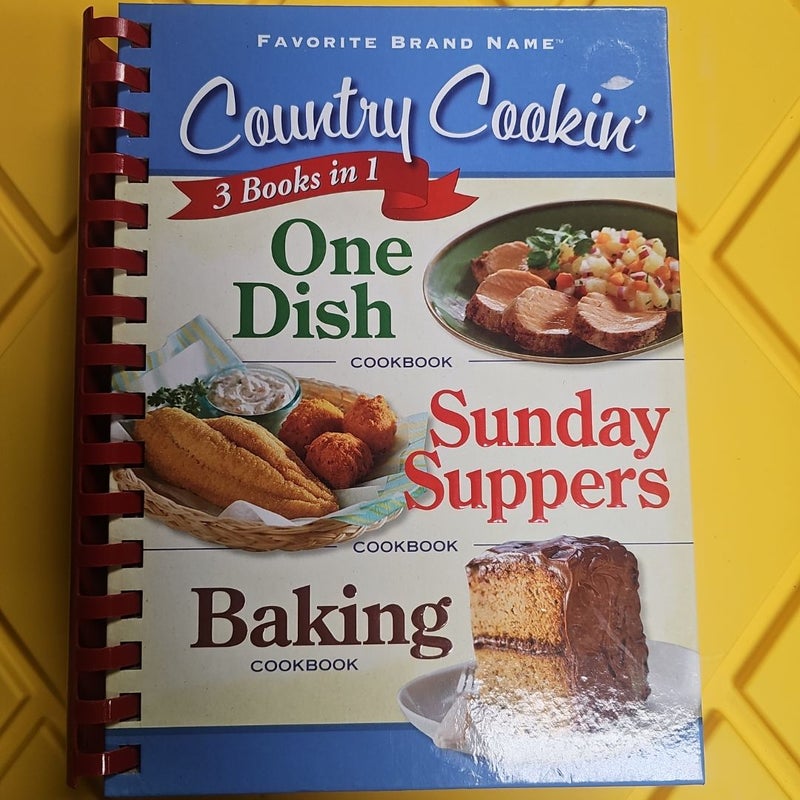 Country Cookin' 3 Books In 1