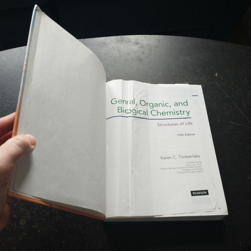 General, Organic, and Biological Chemistry