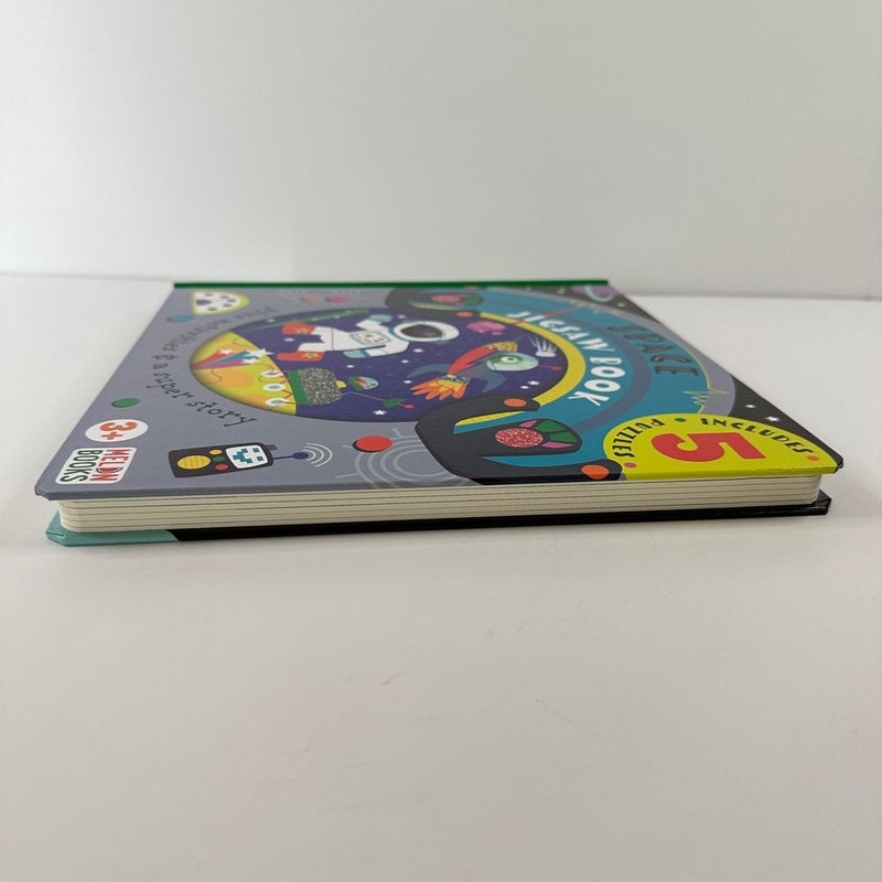 Space Jigsaw Puzzle Book, 5 Puzzles and Story, NEW (Board Book)