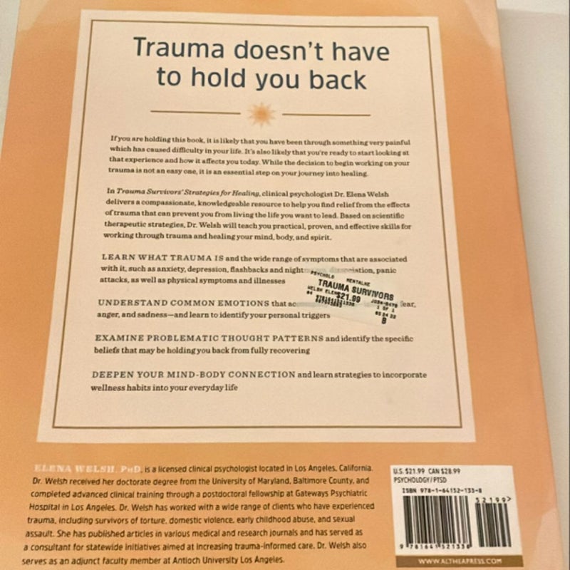 Trauma Survivors' Strategies for Healing