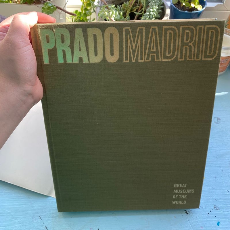 60s Vintage Prado Madrid Art Hardcover Book