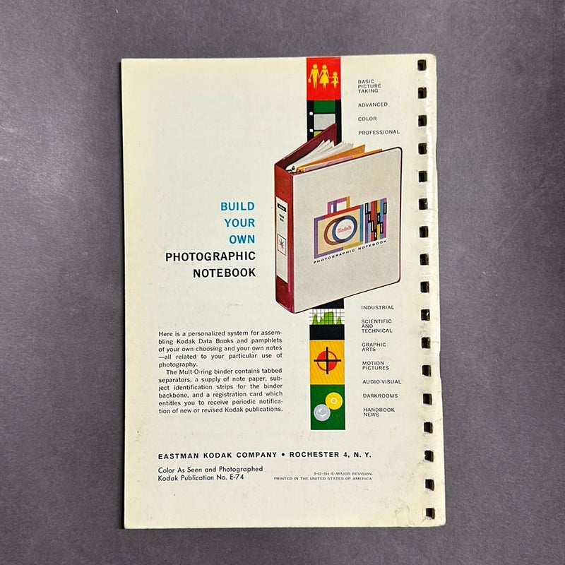 Kodak Color Data Book E-74