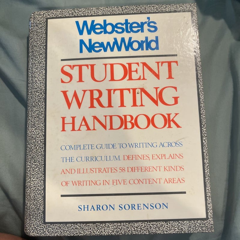 Webster”s new world student writing handbook 
