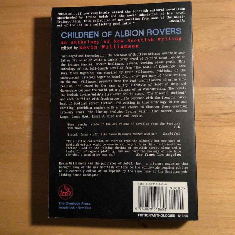 Children of Albion Rovers by Laura J. Hird, Gordon Legge, James Meek ...