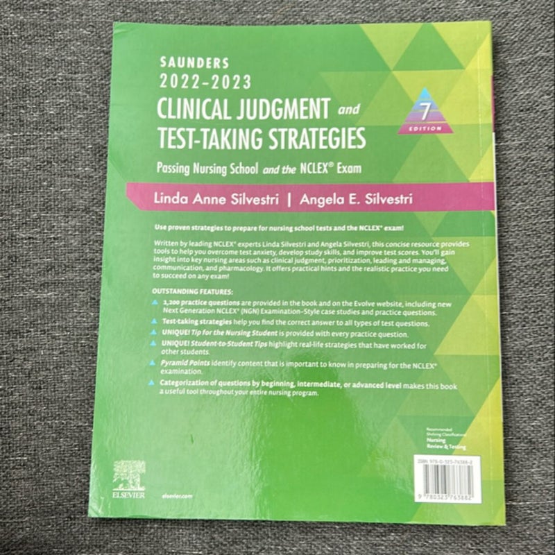 Saunders 2022-2023 Clinical Judgment and Test-Taking Strategies