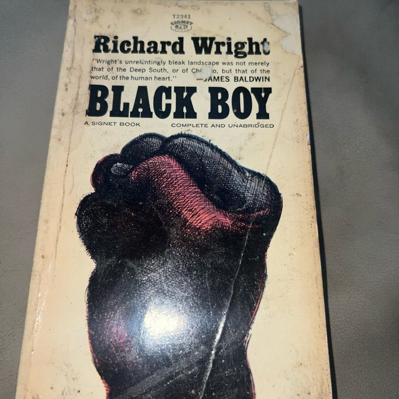 Black Boy - Richard Wright - Vintage Paperback Book - 75 cent Signet Edition