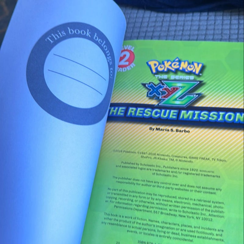 The Rescue Mission (Pokémon Kalos: Scholastic Reader, Level 2)