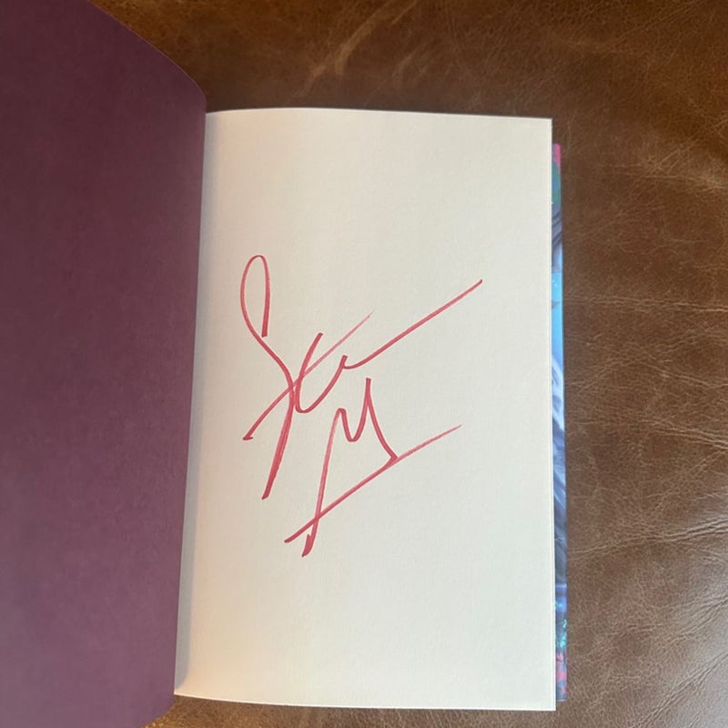 A curse for true love signed Barnes and noble edition with special dust jacket