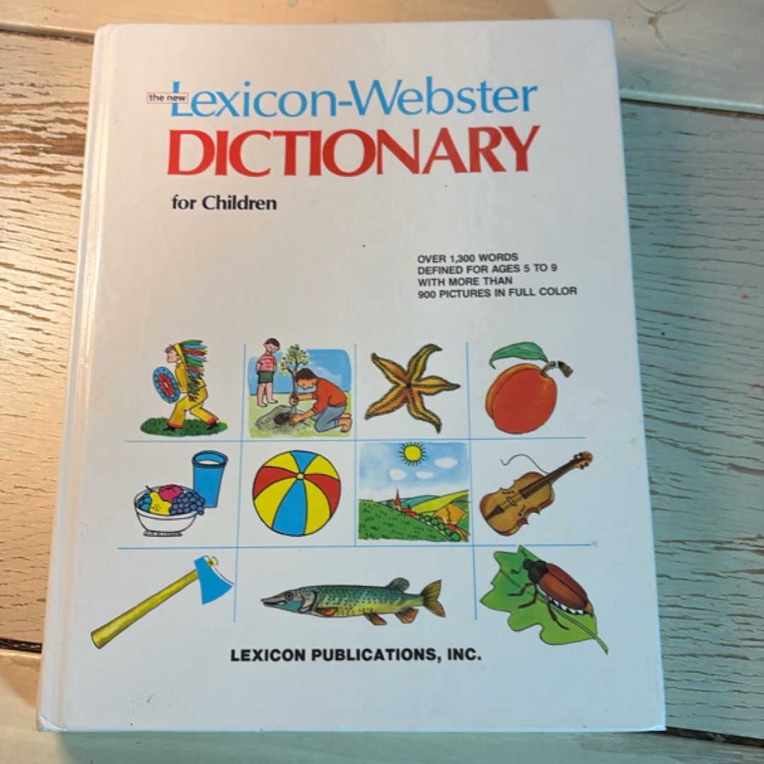 Lexicon webster dictionary for children