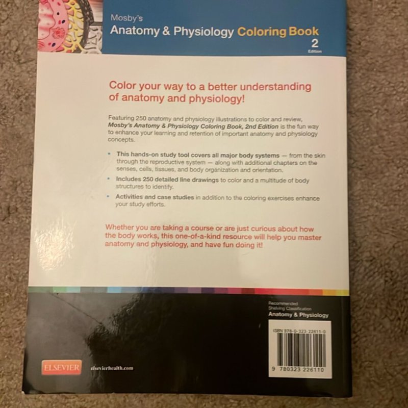 Mosby's Anatomy and Physiology Coloring Book