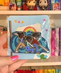 Cameron Battle and the Hidden Kingdoms Rainbow Crate Magnet