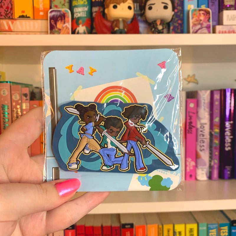 Cameron Battle and the Hidden Kingdoms Rainbow Crate Magnet