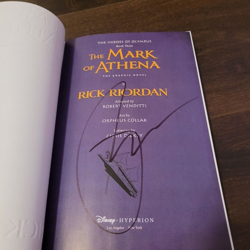 The Heroes of Olympus, Book Three: the Mark of Athena: the Graphic Novel