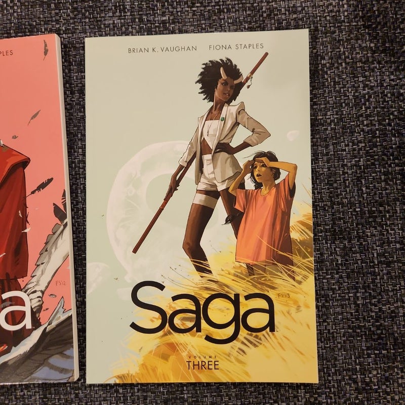 Saga Volumes 1-3