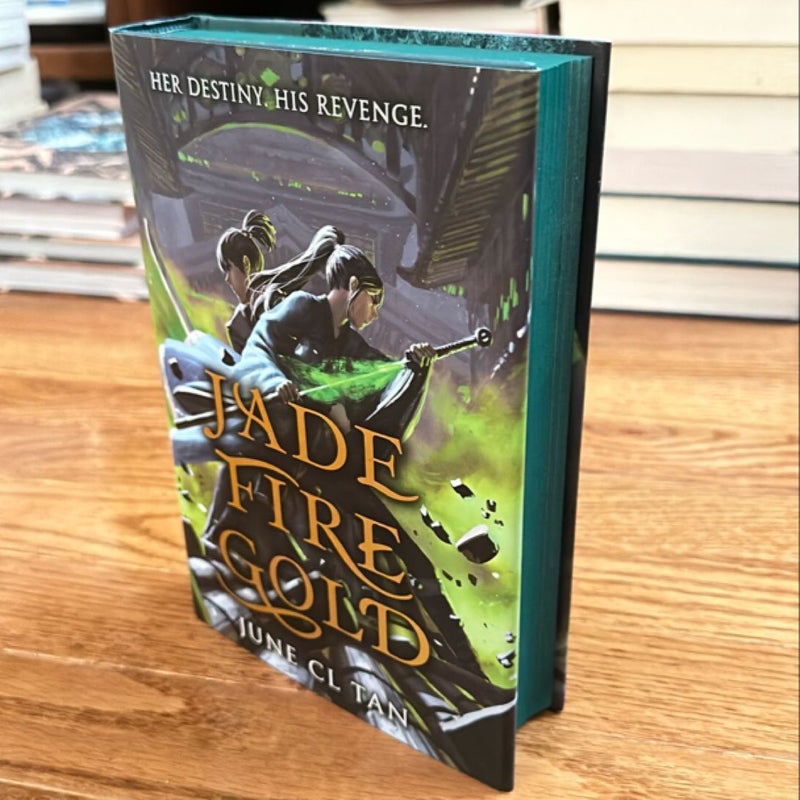 Jade Fire Gold (owlcrate, sprayed edges and signed)