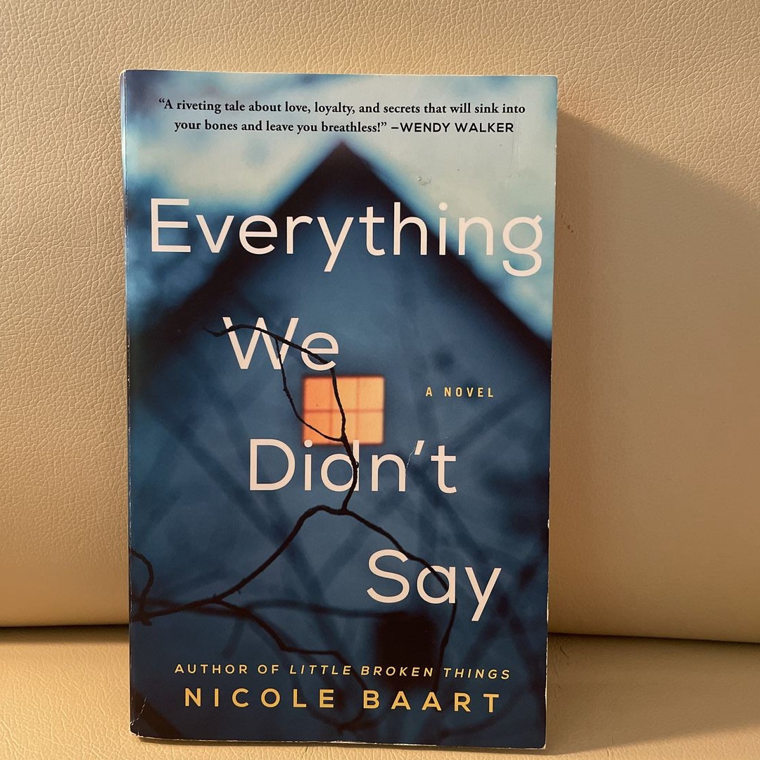 Everything We Didn't Say: A Novel: Baart, Nicole: 9781982115081