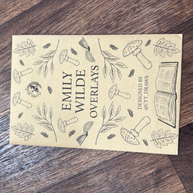 Fairyloot Emily Wilde Overlays 