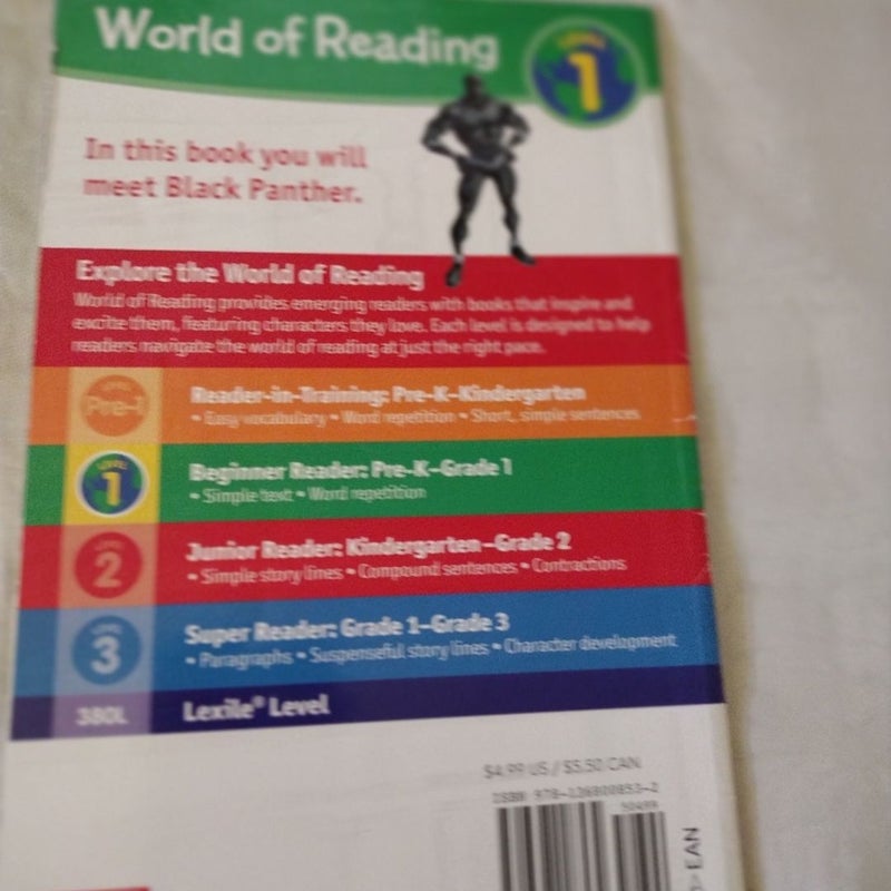 World of Reading: Black Panther:: This Is Black Panther-Level 1