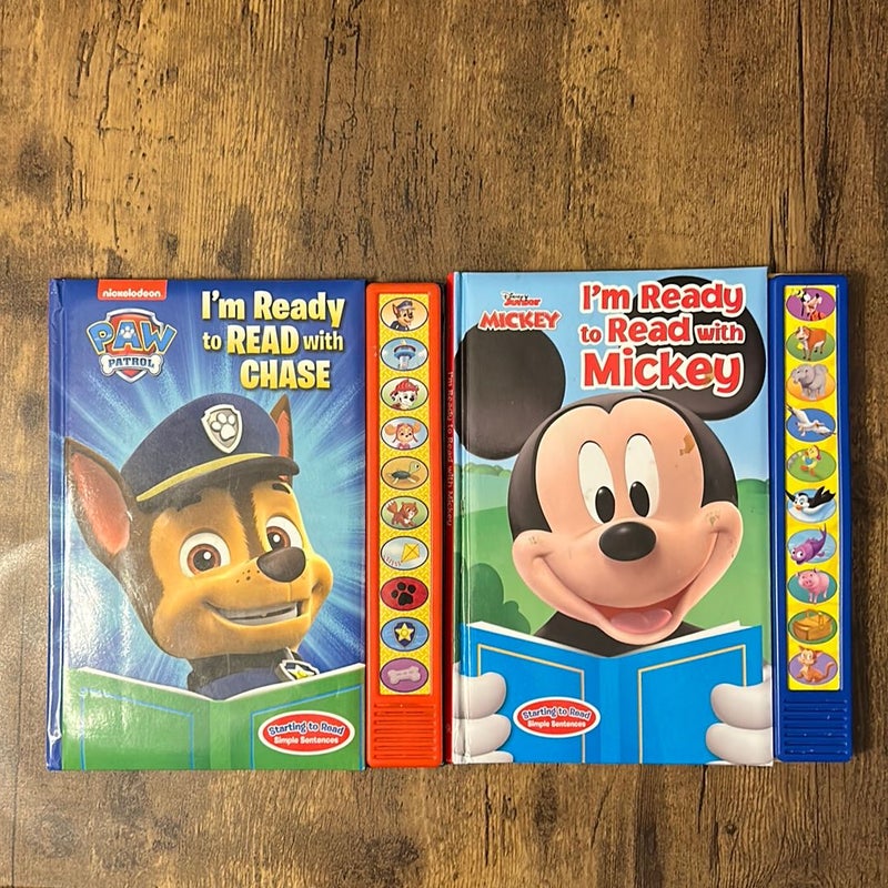Mickey & Paw Patrol Sound Books
