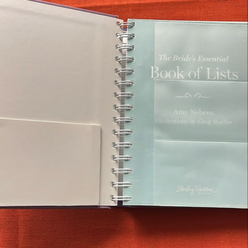 The Bride's Essential Book of Lists