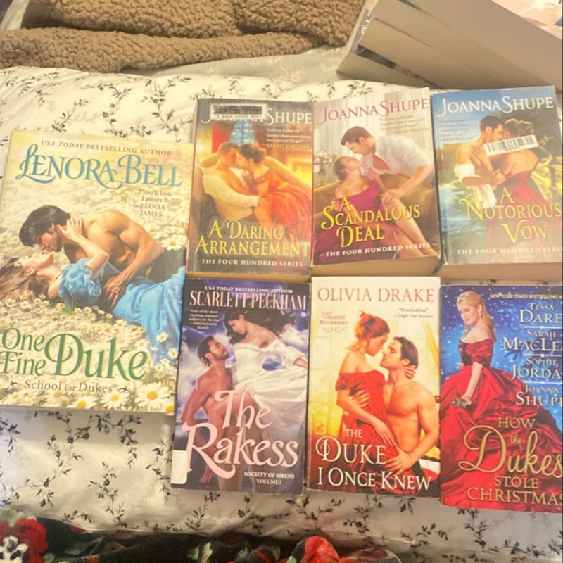 7 Historical Romances book box 