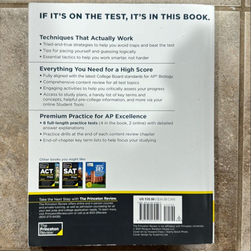 Princeton Review AP Biology Premium Prep 2022