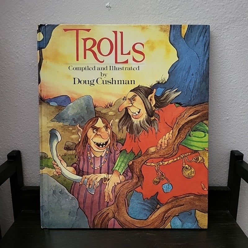 Vintage 1981 "Trolls" Hardcover by Doug Cushman, Platt & Munk 