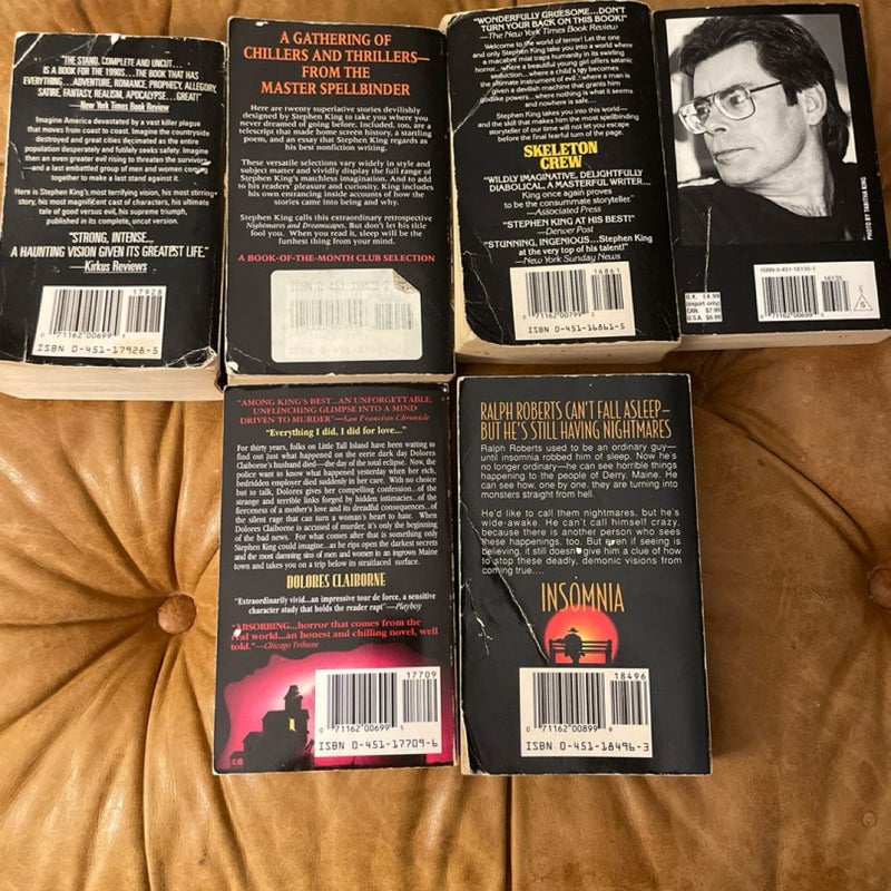 Stephen King Book Lot of 6