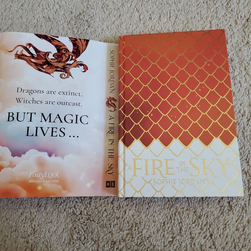 A Fire in the Sky - Fairyloot signed edition