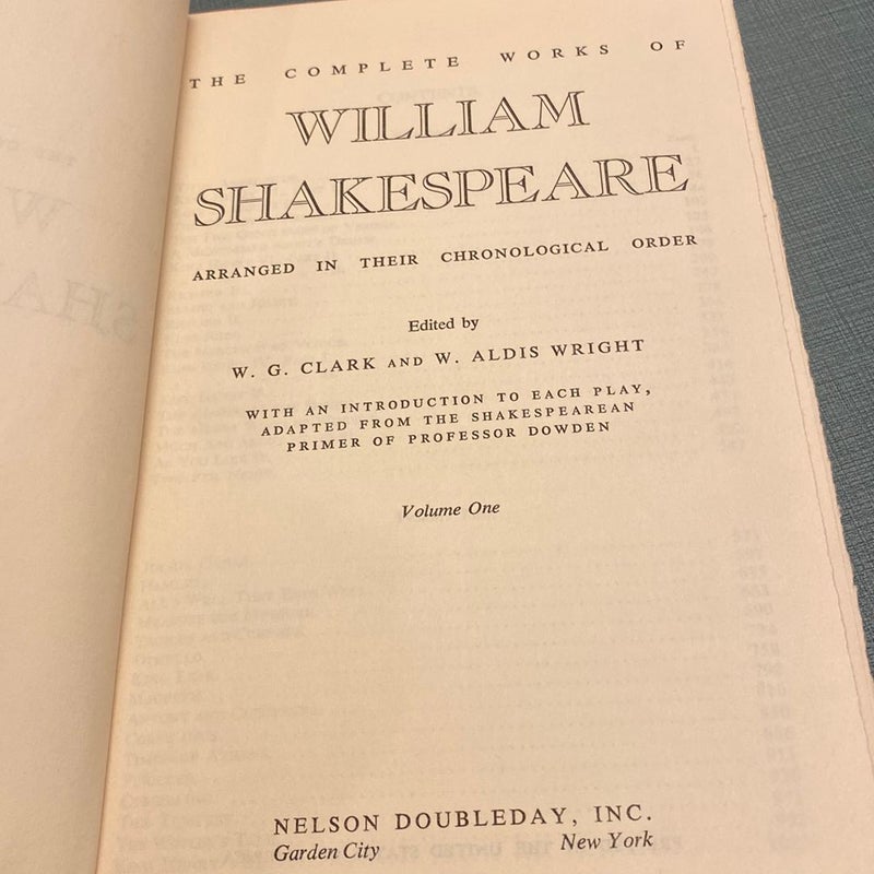 The complete works of William Shakespeare