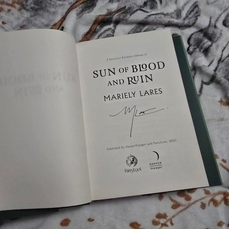 Sun of Blood and Ruin (Fairyloot Edition)