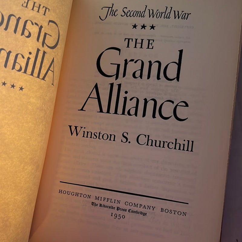 The Grand Alliance: The Second World War by Winston Churchill Book