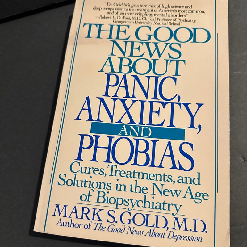 Good News about Panic, Anxiety and Phobias